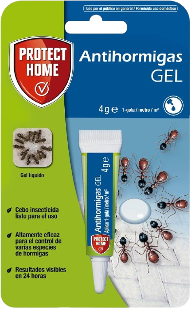 Cebo anti hormigas en formato gel